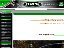 Tablet Screenshot of hopefrance.com